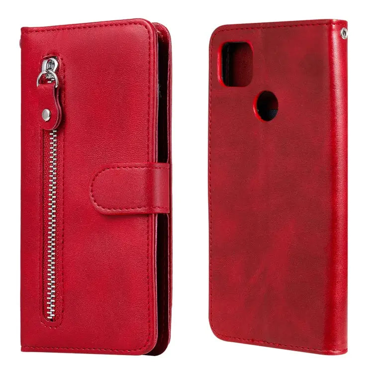 Fashion Calf Texture Zipper Horizontal Flip Leather Case with Stand & Card Slots & Wallet Function For iPhone 12 mini