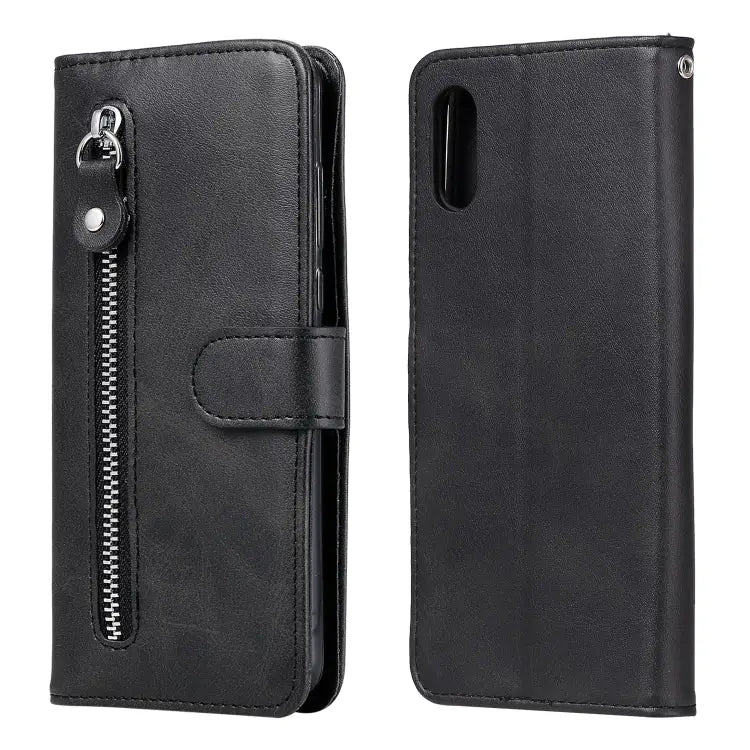 Fashion Calf Texture Zipper Horizontal Flip Leather Case with Stand & Card Slots & Wallet Function For iPhone 12 mini