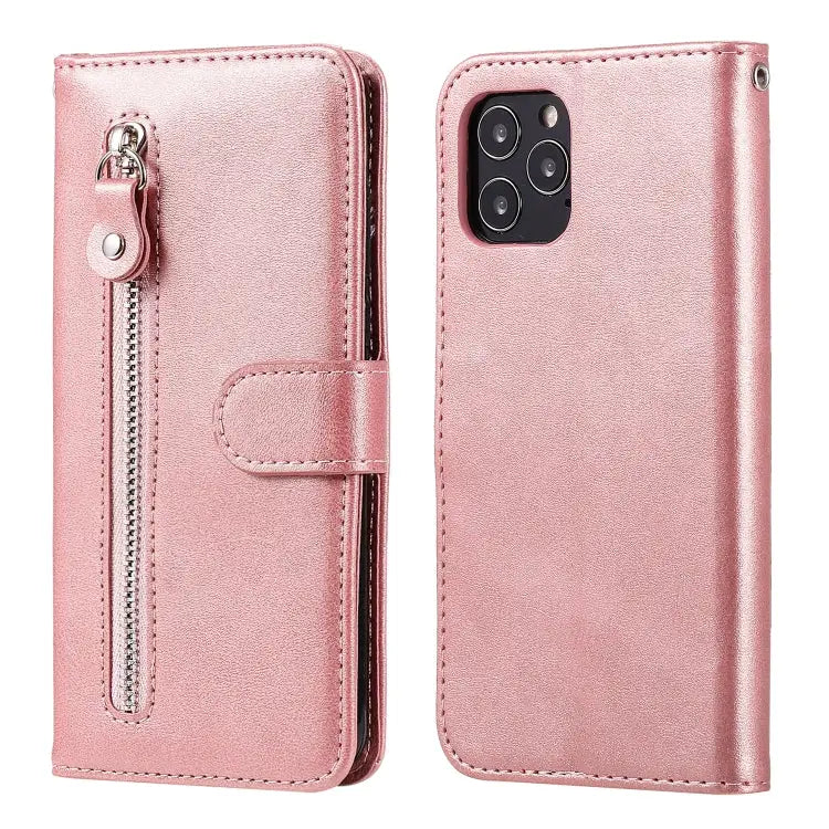 Fashion Calf Texture Zipper Horizontal Flip Leather Case with Stand & Card Slots & Wallet Function For iPhone 12 mini