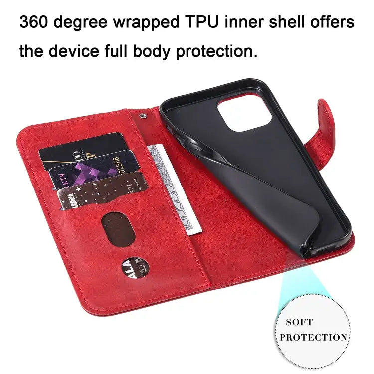 Fashion Calf Texture Zipper Horizontal Flip Leather Case with Stand & Card Slots & Wallet Function For iPhone 12 mini