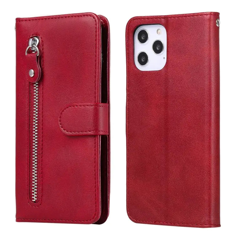 Fashion Calf Texture Zipper Horizontal Flip Leather Case with Stand & Card Slots & Wallet Function For iPhone 12 mini