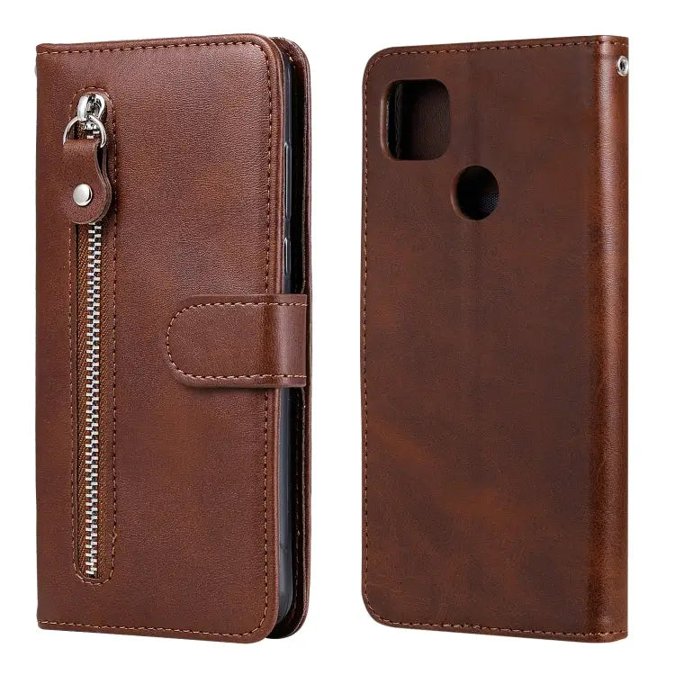 Fashion Calf Texture Zipper Horizontal Flip Leather Case with Stand & Card Slots & Wallet Function For iPhone 12 mini