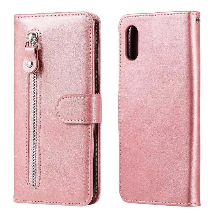 Fashion Calf Texture Zipper Horizontal Flip Leather Case with Stand & Card Slots & Wallet Function For iPhone 12 mini