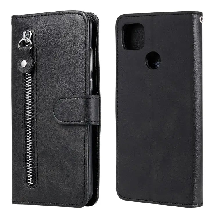 Fashion Calf Texture Zipper Horizontal Flip Leather Case with Stand & Card Slots & Wallet Function For iPhone 12 mini
