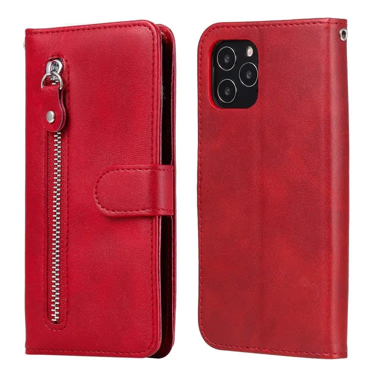 Fashion Calf Texture Zipper Horizontal Flip Leather Case with Stand & Card Slots & Wallet Function For iPhone 12 mini