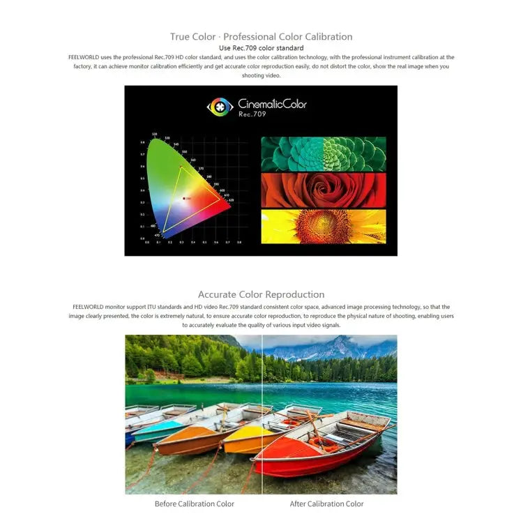 FEELWORLD LUT6 1920x1080 2600 nits 6 inch IPS Screen HDMI 4K Touch Control Camera Field Monitor LUT6 - LUT6