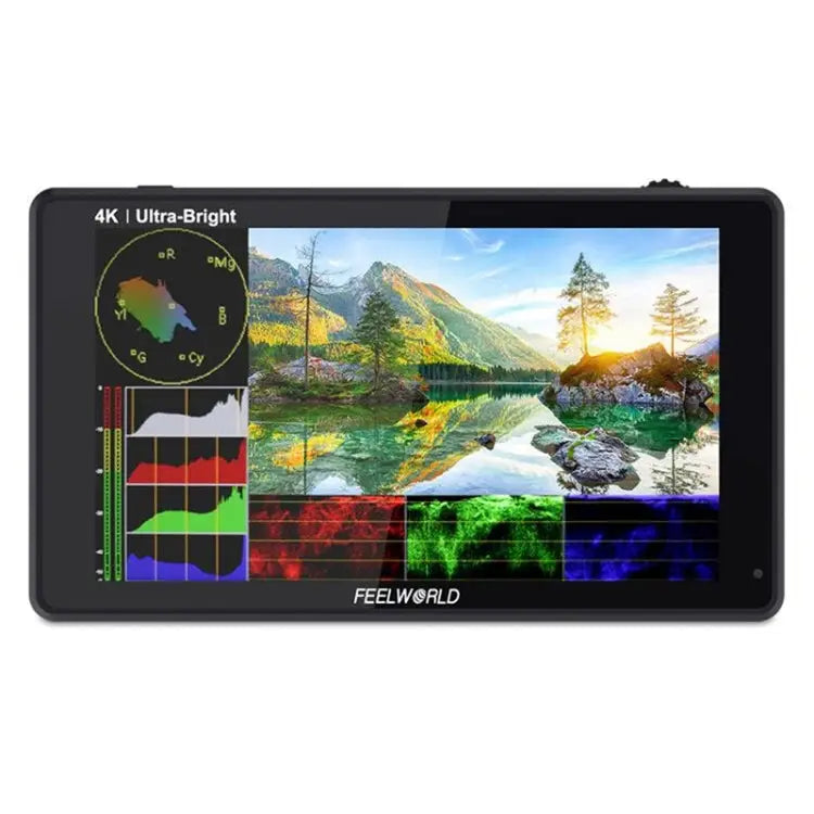 FEELWORLD LUT6 1920x1080 2600 nits 6 inch IPS Screen HDMI 4K Touch Control Camera Field Monitor LUT6 - LUT6