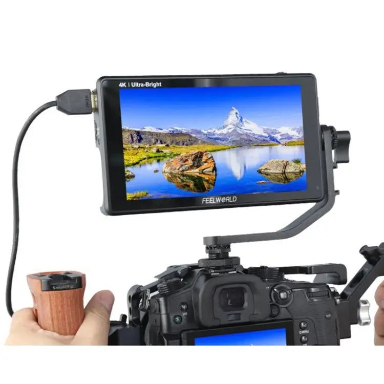 FEELWORLD LUT6 1920x1080 2600 nits 6 inch IPS Screen HDMI 4K Touch Control Camera Field Monitor LUT6 - LUT6
