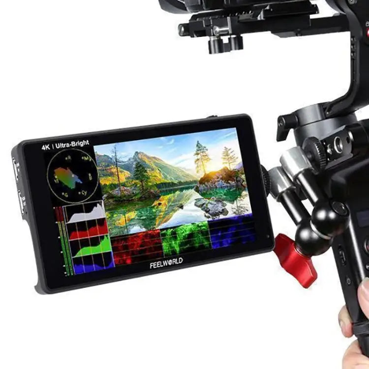 FEELWORLD LUT6 1920x1080 2600 nits 6 inch IPS Screen HDMI 4K Touch Control Camera Field Monitor LUT6 - LUT6