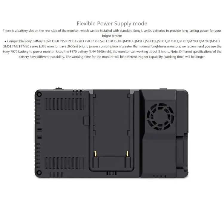 FEELWORLD LUT6 1920x1080 2600 nits 6 inch IPS Screen HDMI 4K Touch Control Camera Field Monitor LUT6 - LUT6