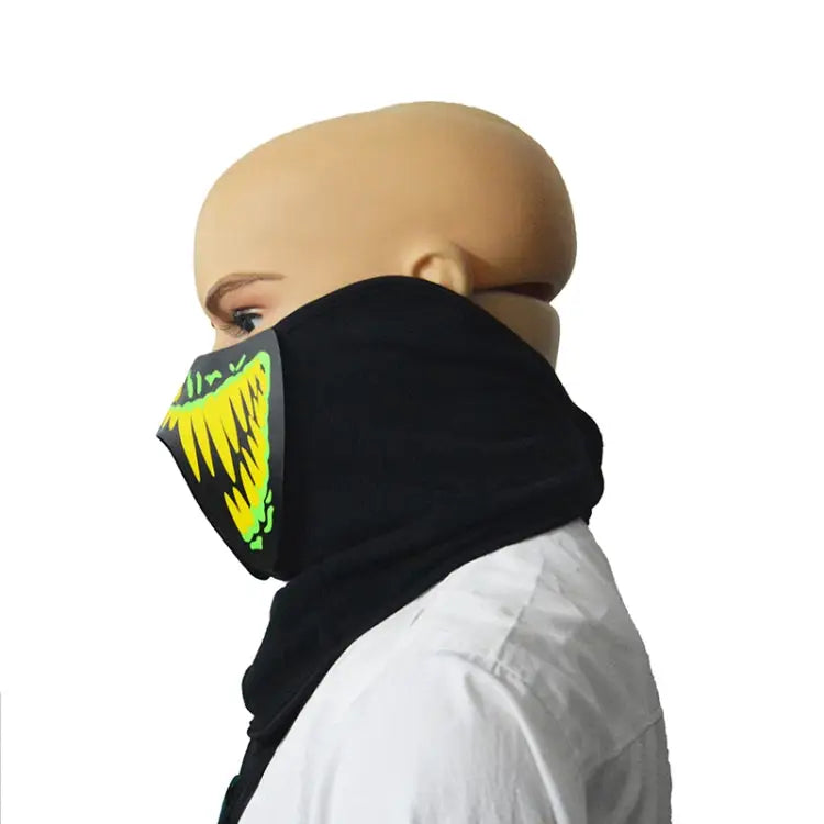 FG-MA-01 Halloween Mask Voice Control LED Cold Light Terror Cosplay Mask FG-MA-01 - FG-MA-01
