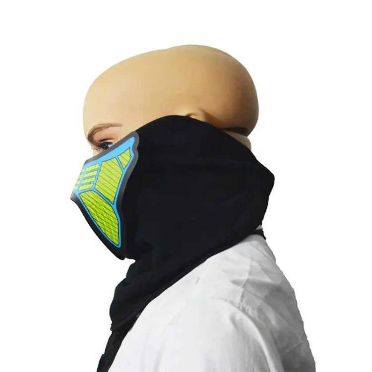 FG-MA-013 Halloween Mask Voice Control LED Cold Light Terror Cosplay Mask FG-MA-013 - FG-MA-013
