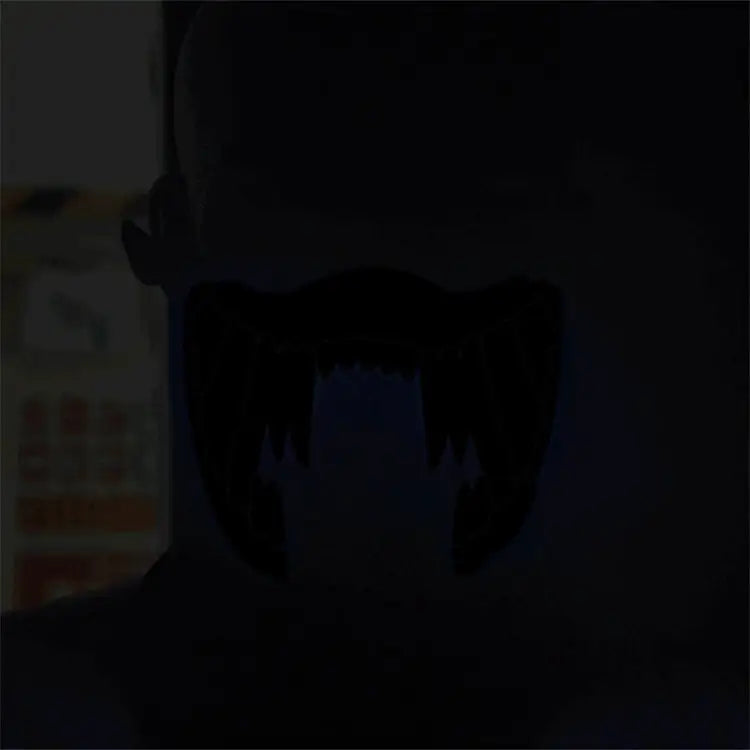 FG-MA-02 Halloween Mask Voice Control LED Cold Light Terror Cosplay Mask FG-MA-02 - FG-MA-02