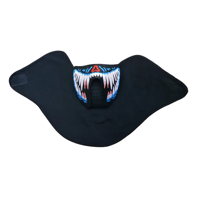 FG-MA-02 Halloween Mask Voice Control LED Cold Light Terror Cosplay Mask FG-MA-02 - FG-MA-02