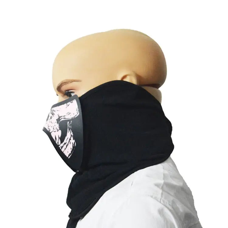 FG-MA-023 Halloween Mask Voice Control LED Cold Light Terror Cosplay Mask FG-MA-023 - FG-MA-023