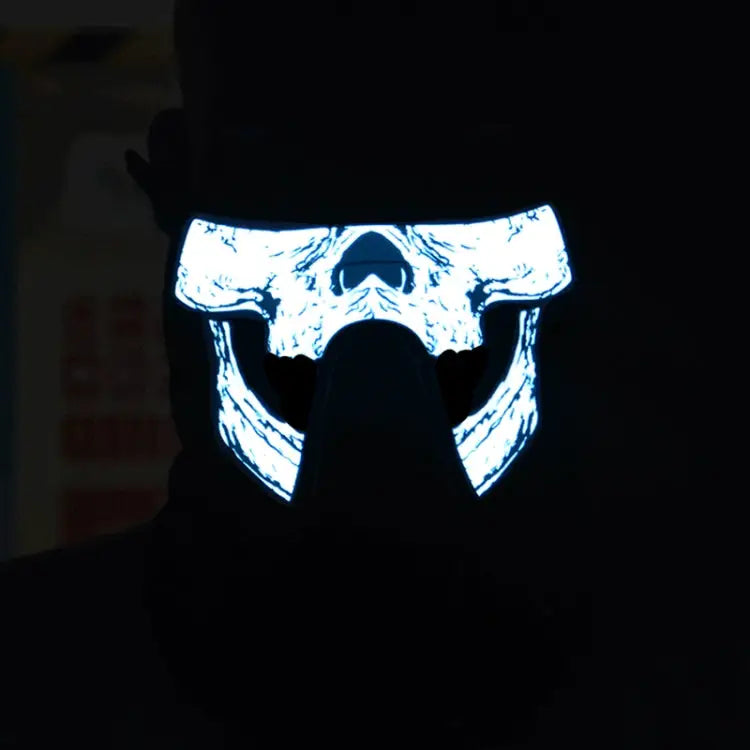 FG-MA-023 Halloween Mask Voice Control LED Cold Light Terror Cosplay Mask FG-MA-023 - FG-MA-023