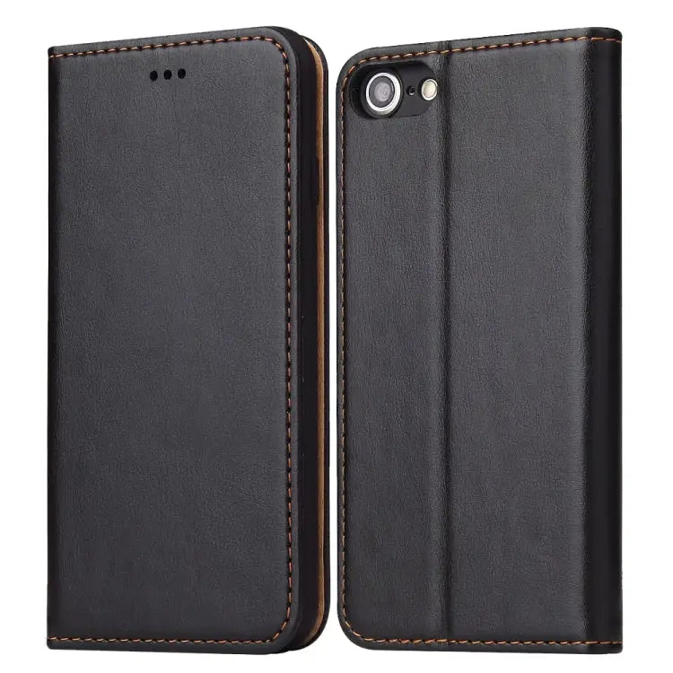 Fierre Shann PU Genuine Leather Texture Horizontal Flip Leather Case with Holder & Card Slots & Wallet For iPhone 8 / 7