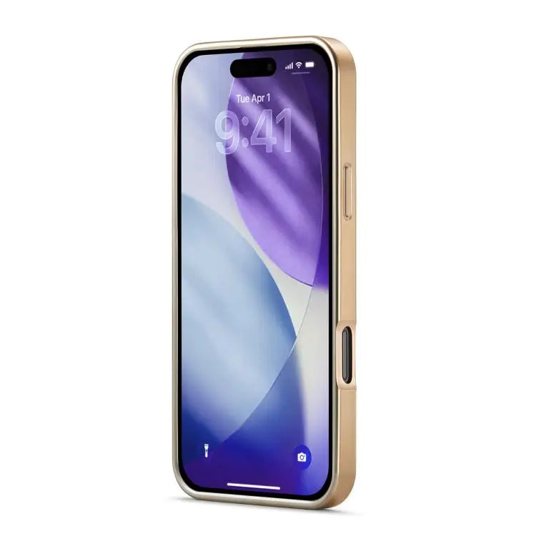 Fierre Shann Python Texture Electroplating PU Phone Case For iPhone 16 Pro Max For iPhone 16 Pro For iPhone 16 Plus
