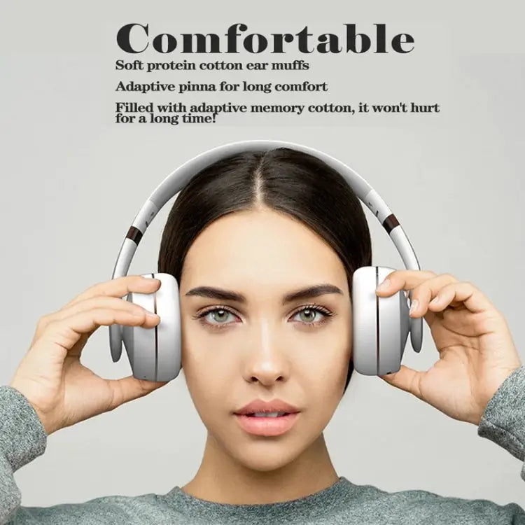 Fingertime P6 Bluetooth 5.1 Wireless Stereo Headset with Microphone - Apple Accessories