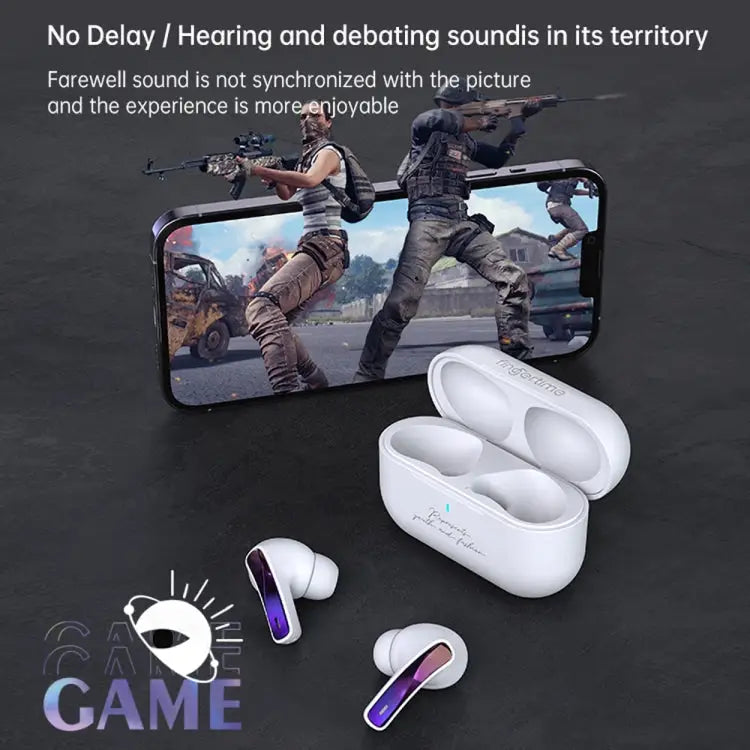 Fingertime T17 TWS Portable Mini In-Ear Wireless Bluetooth Waterproof Earphone T17 - T17 / White - Apple Accessories