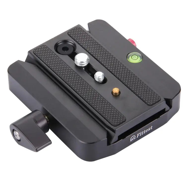 Fittest FC-501 Quick Release Assembly Aluminium Alloy Clamp Adapter with Quick Release Sliding Plate for Manfrotto