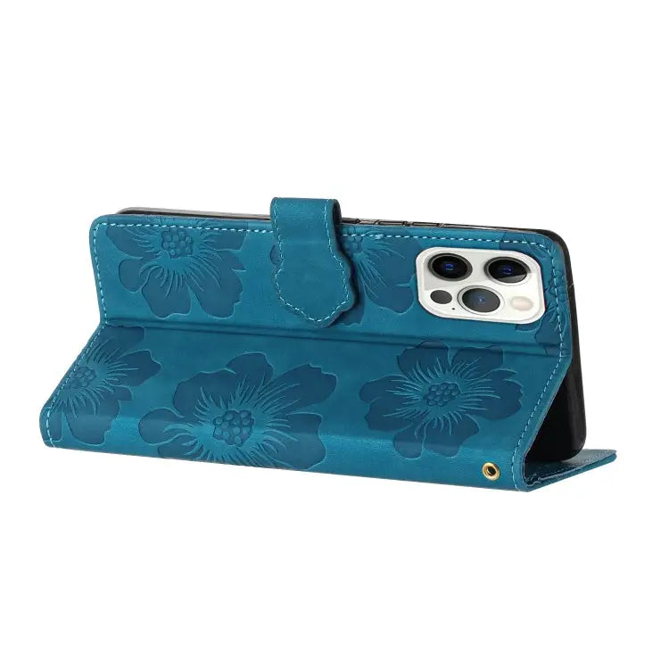 Flower Embossing Pattern Leather Phone Case For iPhone 14 Pro Max For iPhone 13 Pro Max For iPhone 13 Pro For iPhone 13