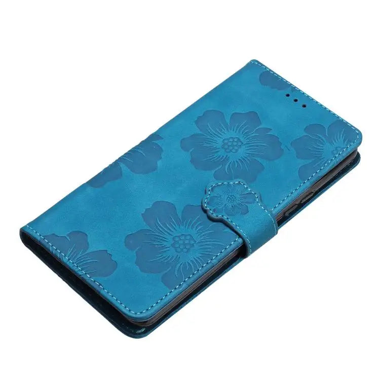 Flower Embossing Pattern Leather Phone Case For iPhone 16e For iPhone 16 Pro Max For iPhone 16 Pro For iPhone 16 Plus
