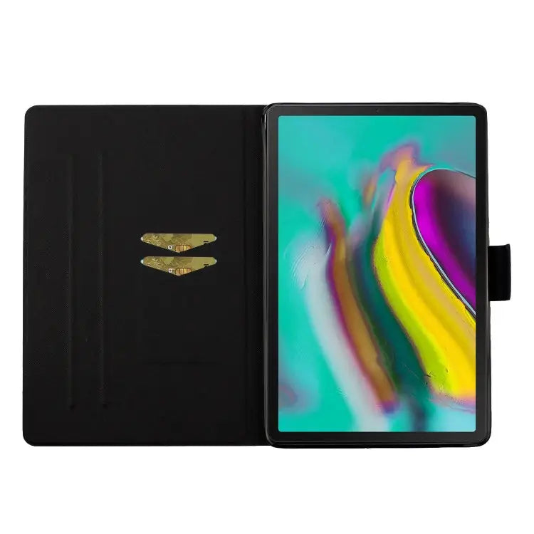 Flower Pattern Horizontal Flip Leather Case with Card Slots & Holder For Samsung Galaxy Tab S6 For Amazon Kindle Fire 7