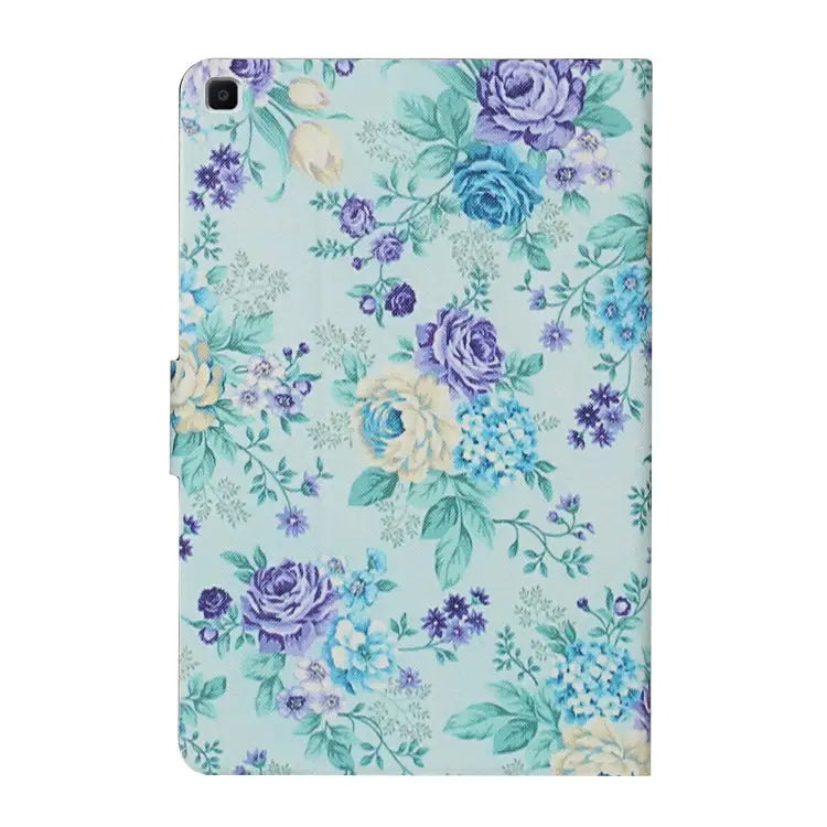 Flower Pattern Horizontal Flip Leather Case with Card Slots & Holder For Samsung Galaxy Tab A 8.0 2019 For Samsung