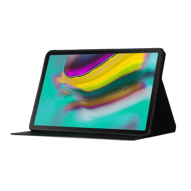 Flower Pattern Horizontal Flip Leather Case with Card Slots & Holder For Samsung Galaxy Tab S6 For Amazon Kindle Fire 7