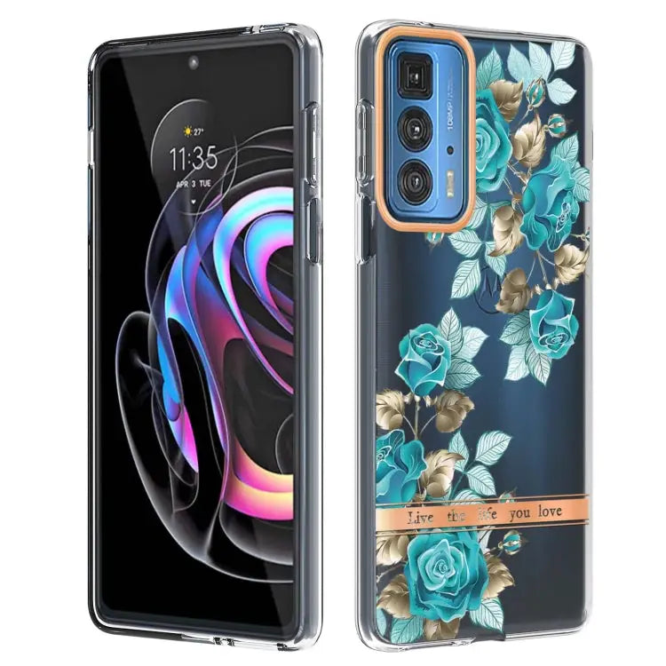 Flowers and Plants Series IMD TPU Phone Case For Motorola Edge 20 For Motorola Edge 20 Pro - For Motorola Edge 20 Pro