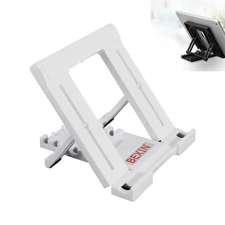 Foldable Tutor Learning Machine Desktop Stand for 7-11 inch Tablet - White