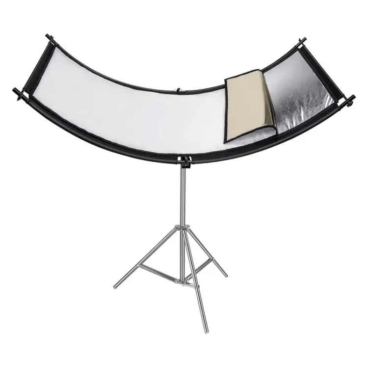 FOMITO U-Shaped Curved Photo Studio Reflector Board 4 In 1 Gold Silver White Black Reflective Board U-Shaped 4 in 1