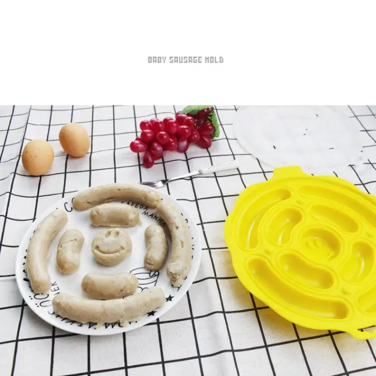 Food Grade Silicone Round Sausage Mold Baking Mold Homemade DIY Hot Dog Mold Random Color Delivery DIY Hot Dog Mold