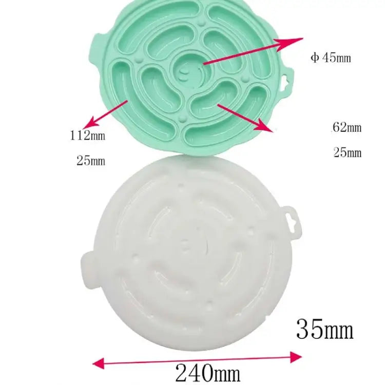 Food Grade Silicone Round Sausage Mold Baking Mold Homemade DIY Hot Dog Mold Random Color Delivery DIY Hot Dog Mold