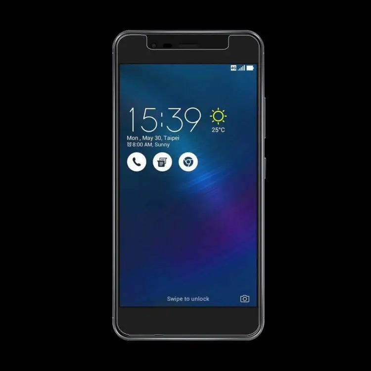 For 5.5 inch Asus ZenFone 3 Max / ZC553TL 0.26mm 9H Surface Hardness Explosion-proof Non-full Screen Tempered Glass