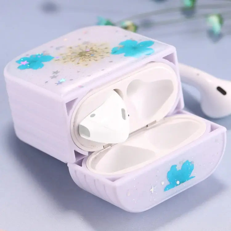 For AirPods 1 / 2 Beautiful Ladies Flowers Pattern Wireless Earphone Protective Case For AirPods 1 / 2 - For AirPods 1