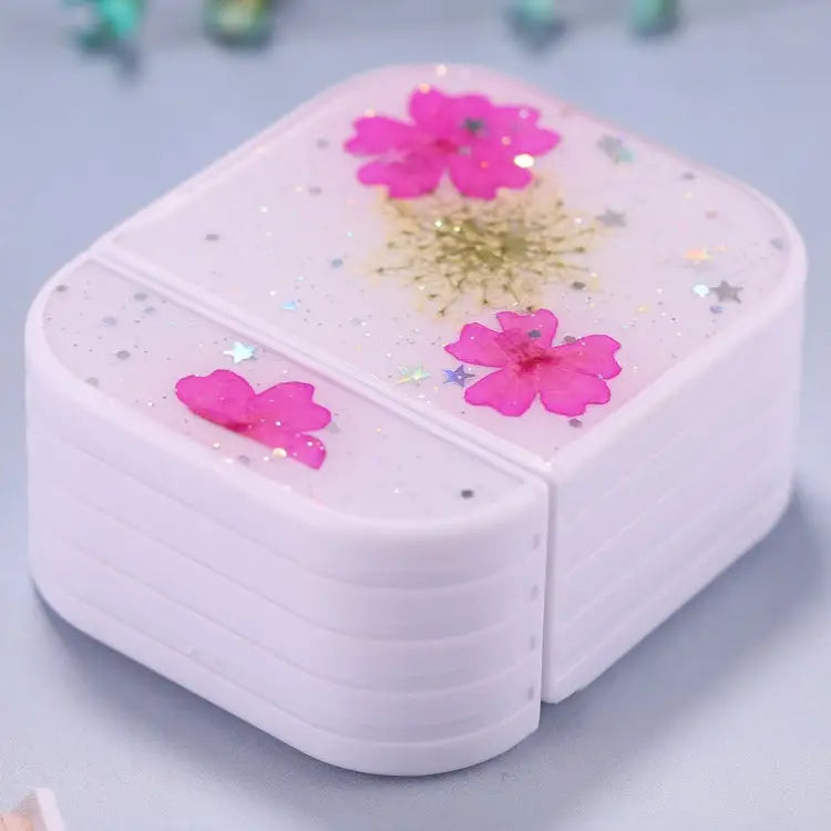 For AirPods 1 / 2 Beautiful Ladies Flowers Pattern Wireless Earphone Protective Case For AirPods 1 / 2 - Apple