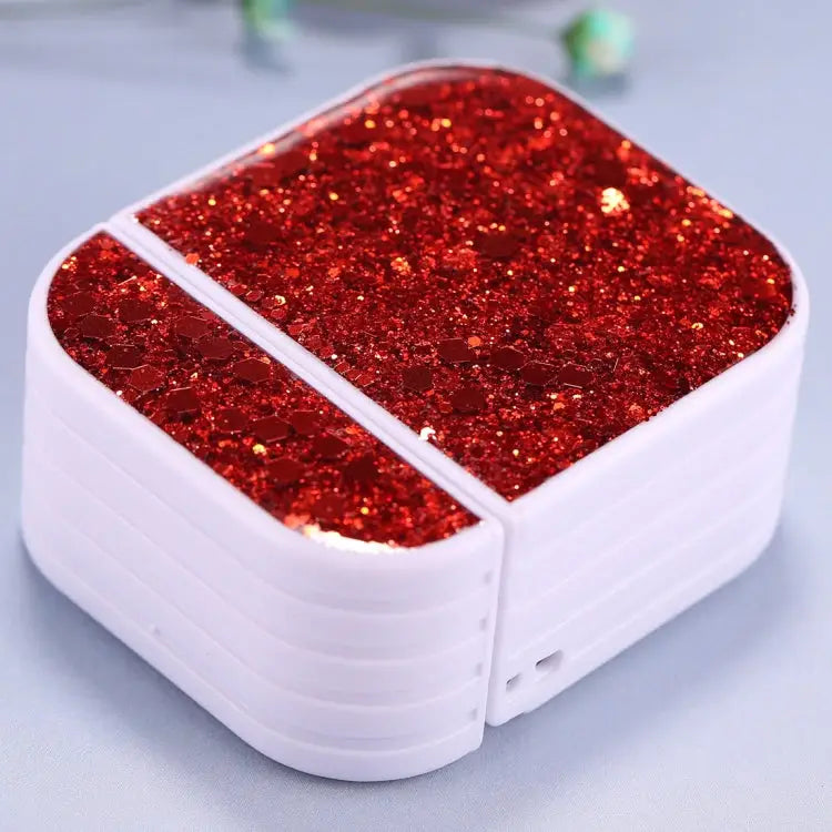 For AirPods 1 / 2 Glitter Sequins Wireless Earphone Protective Case For AirPods 1 / 2 - Apple Accessories