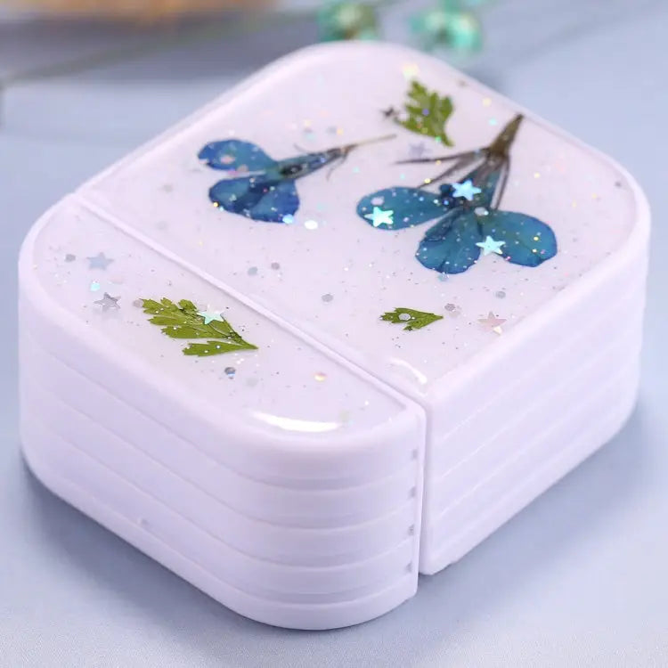 For AirPods 1 / 2 Gypsophila Flowers Pattern Wireless Earphone Protective Case For AirPods 1 / 2 - Apple Accessories