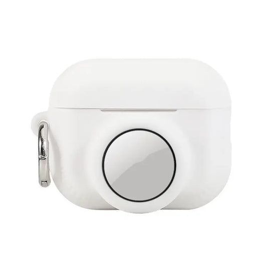 For AirPods Pro 2 / Airtag 2 In 1 All-inclusive Silicone Anti-drop Protection Case - White - Apple Accessories