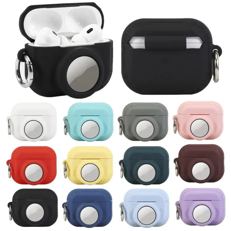 For AirPods Pro 2 / Airtag 2 In 1 All-inclusive Silicone Anti-drop Protection Case - Apple Accessories