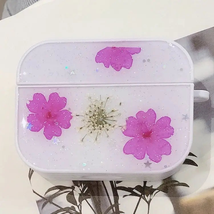 For AirPods Pro Beautiful Ladies Flowers Pattern Wireless Earphone Protective Case For AirPods Pro - For AirPods Pro