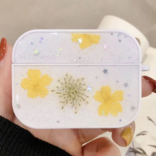 For AirPods Pro Beautiful Ladies Flowers Pattern Wireless Earphone Protective Case For AirPods Pro - For AirPods Pro