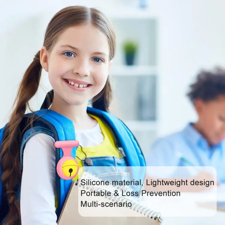 For AirTag 2pcs Silicone Protective Case Kids Brooch Snap Cartoon Locator Case - Apple Accessories