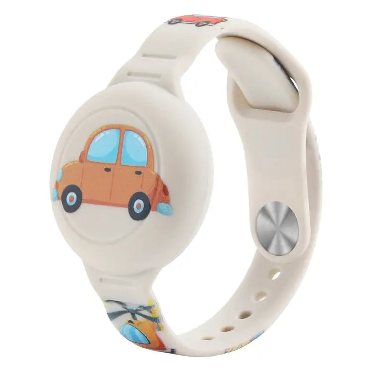 For Airtag Cartoon Watch Strap Locator Silicone Protective Cover Anti-lost Device Case - Car - Apple Accessories