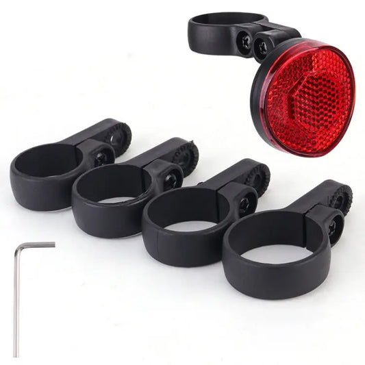 For Airtag Hidden Reflective Tail Light Bicycle Mount Tail Light Red Tail Light Yellow - Tail Light Red / Red - Apple