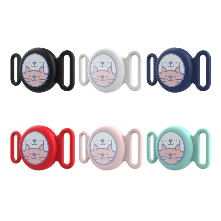 For AirTag Pet Collar Locator Silicone Life Waterproof Protective Case - Apple Accessories