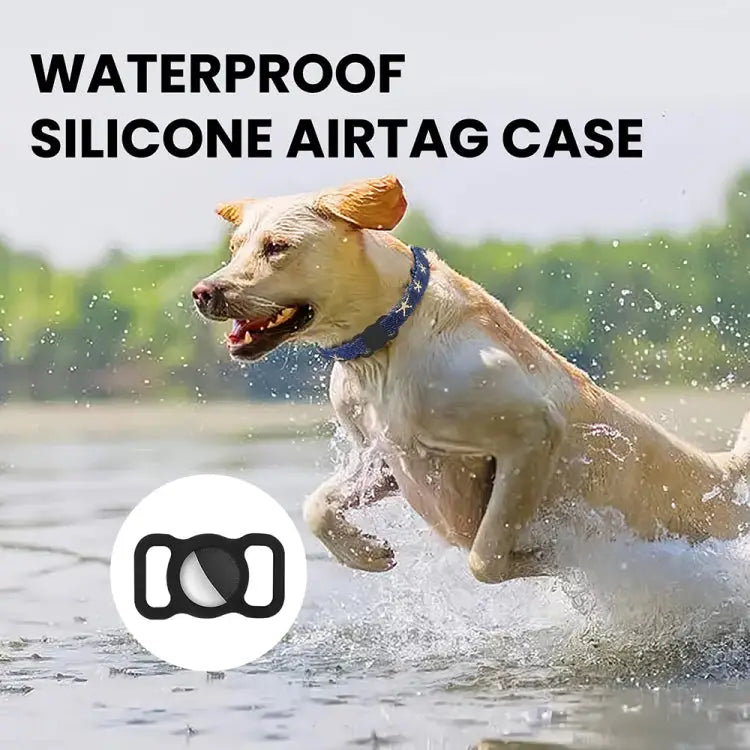 For Airtag Pet Collar Tracker Silicone Case Dog Anti-lost Device Protective Cover - Apple Accessories