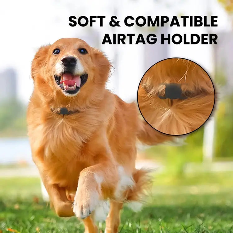 For Airtag Pet Collar Tracker Silicone Case Dog Anti-lost Device Protective Cover - Apple Accessories